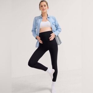 Hatch Maternity the Ultimate Before, During and After Legging in Black Small